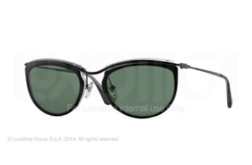 Image of Persol PO3082S Single Vision Prescription Sunglasses PO3082S-100431-52 - Lens Diameter 52 mm, Frame Color Top Black/matte Crystal