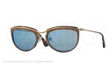 Image of Persol PO3082S Single Vision Prescription Sunglasses PO3082S-100517-52 - Lens Diameter 52 mm, Frame Color Top Hazel/matte Havana