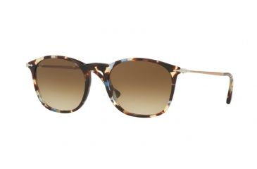 Image of Persol PO3124S Progressive Prescription Sunglasses PO3124S-105851-50 - Lens Diameter 50 mm, Frame Color Havana Azure Brown