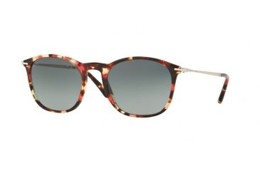 Image of Persol PO3124S Progressive Prescription Sunglasses PO3124S-105971-50 - Lens Diameter 50 mm, Frame Color Pink Havana-brown