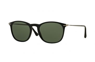 Image of Persol PO3124S Progressive Prescription Sunglasses PO3124S-95-31-50 - Lens Diameter 50 mm, Frame Color Black