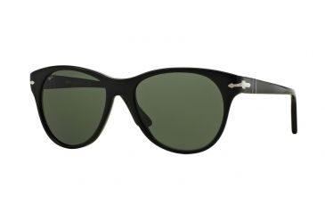 Image of Persol PO3134S Progressive Prescription Sunglasses PO3134S-95-31-51 - Lens Diameter 51 mm, Frame Color Black