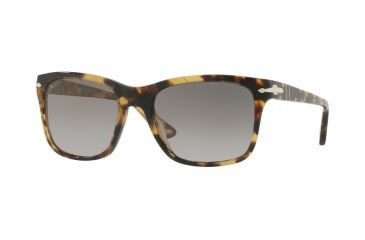 Image of Persol PO3135S Progressive Prescription Sunglasses PO3135S-1056M3-55 - Lens Diameter 55 mm, Frame Color Brown/beige Tortoise