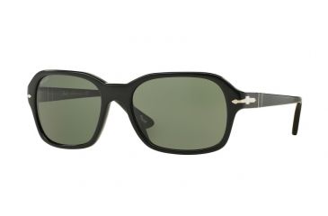 Image of Persol PO3136S Progressive Prescription Sunglasses PO3136S-95-31-57 - Lens Diameter 57 mm, Frame Color Black