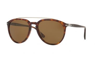 Image of Persol PO3159S Bifocal Prescription Sunglasses, 55mm, Havana, PO3159S-901557-55-BI