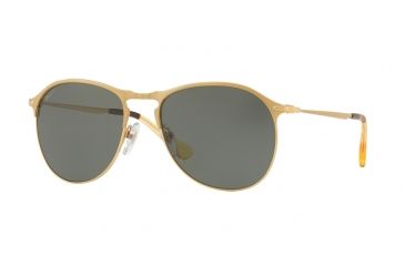 Image of Persol PO7649S Progressive Prescription Sunglasses PO7649S-106958-53 - Lens Diameter 53 mm, Frame Color Matte Gold/Gold