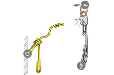 Image of Petzl Lezard Helivac Lanyard, One Size, L01