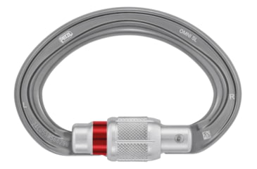 Image of Petzl Omni Screw-Lock Carabiner, Gray, M037AA00
