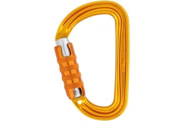 Image of Petzl Sm'D Carabiner, Yellow, Triact-Lock, M39A TL