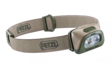 Image of Petzl Tactikka Plus RGB Headlamp, Desert, E089FA02