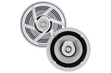 Image of Pioneer 6.5in 2-Way Marine Speaker, White TSMR1640