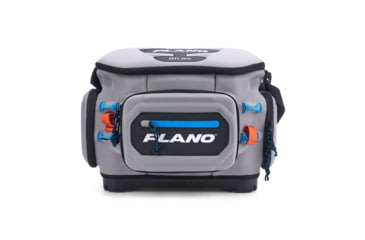 Image of Plano Atlas 3700 Tackle Bag, Grey/Blue/Orange, PLABH370