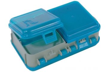 Image of Plano Small 2-Sided - 5.25in x 3.25in x 1.5in , Metallic Gray and Blue 171301