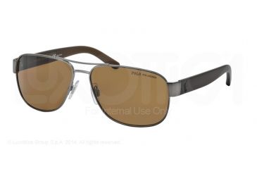 Image of Polo PH3089 Bifocal Prescription Sunglasses PH3089-905083-60 - Lens Diameter 60 mm, Frame Color Matte Gunmetal