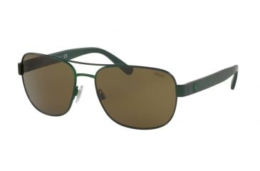 Image of Polo PH3101 Single Vision Prescription Sunglasses PH3101-900573-60 - Lens Diameter 60 mm, Frame Color Matte Military Green