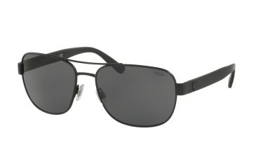 Image of Polo PH3101 Single Vision Prescription Sunglasses PH3101-903887-60 - Lens Diameter 60 mm, Frame Color Matte Black