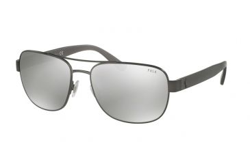 Image of Polo PH3101 Single Vision Prescription Sunglasses PH3101-91576G-60 - Lens Diameter 60 mm, Frame Color Matte Dark Gunmetal