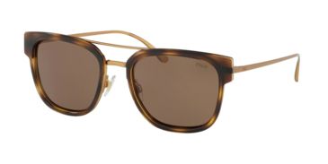 Image of Polo PH3117 Progressive Prescription Sunglasses, 54mm, Dark Havana, PH3117-932473-54-PRO