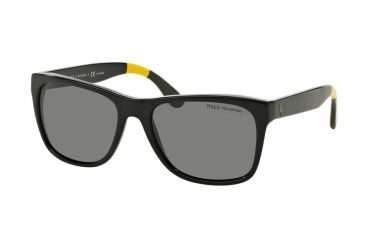 Image of Polo PH4106 Bifocal Prescription Sunglasses PH4106-556781-57 - Lens Diameter 57 mm, Frame Color Shiny Black
