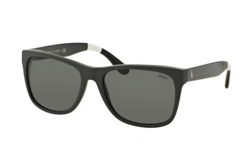 Image of Polo PH4106 Bifocal Prescription Sunglasses PH4106-557187-57 - Lens Diameter 57 mm, Frame Color Matte Grey