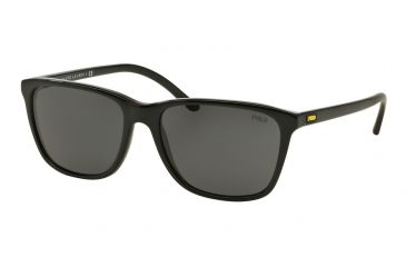 Image of Polo PH4108 Progressive Prescription Sunglasses PH4108-500187-57 - Lens Diameter 57 mm, Frame Color Shiny Black