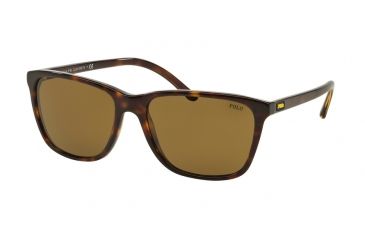 Image of Polo PH4108 Progressive Prescription Sunglasses PH4108-500373-57 - Lens Diameter 57 mm, Frame Color Shiny Dark Havana