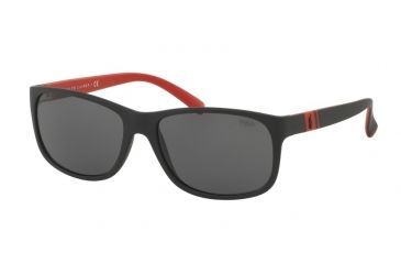 Image of Polo PH4109 Progressive Prescription Sunglasses PH4109-524787-59 - Lens Diameter 59 mm, Frame Color Matte Black