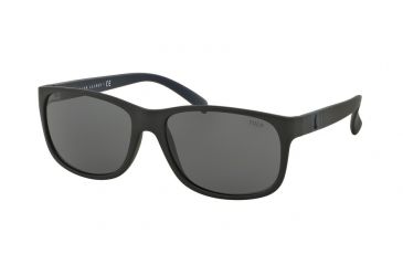 Image of Polo PH4109 Progressive Prescription Sunglasses PH4109-528487-59 - Lens Diameter 59 mm, Frame Color Matte Black