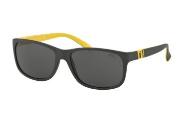Image of Polo PH4109 Progressive Prescription Sunglasses PH4109-558987-59 - Lens Diameter 59 mm, Frame Color Matte Grey