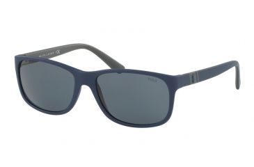 Image of Polo PH4109 Progressive Prescription Sunglasses PH4109-559087-59 - Lens Diameter 59 mm, Frame Color Matte Blue