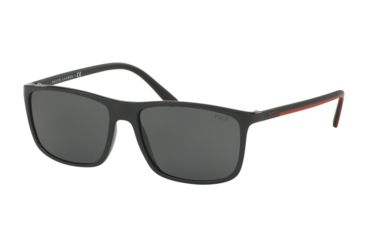 Image of Polo PH4115 Bifocal Prescription Sunglasses PH4115-500187-57 - Lens Diameter 57 mm, Frame Color Shiny Black