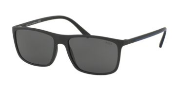 Image of Polo PH4115 Bifocal Prescription Sunglasses PH4115-528487-57 - Lens Diameter 57 mm, Frame Color Matte Black