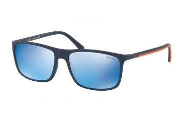 Image of Polo PH4115 Bifocal Prescription Sunglasses PH4115-560655-57 - Lens Diameter 57 mm, Frame Color Matte Navy Blue