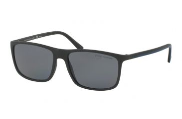 Image of Polo PH4115 Bifocal Prescription Sunglasses PH4115-560881-57 - Lens Diameter 57 mm, Frame Color Matte Black