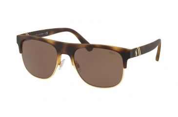 Image of Polo PH4132 Prescription Sunglasses, 55mm, Matte Dark Havana, PH4132-518273-55-SV