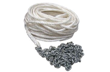 Image of Powerwinch of 1/2" Rope 15' of 1/4" HT Chain Rode 300' 37426