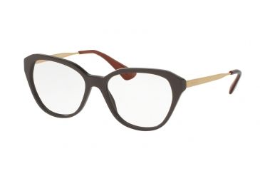 Image of Prada CINEMA PR28SVF Eyeglass Frames DHO1O1-54 - Brown Frame