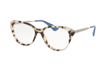 Image of Prada CINEMA PR28SVF Eyeglass Frames UAO1O1-54 - Spotted Opal Brown Frame
