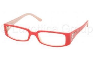 Image of Prada Eyeglass PR06LV 7WS1O1-5216 - Red 