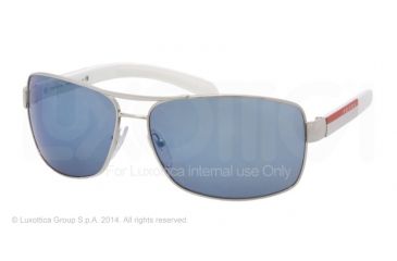 Image of Prada PS54IS Bifocal Prescription Sunglasses PS54IS-1BC9P1-65 - Lens Diameter 65 mm, Frame Color Silver