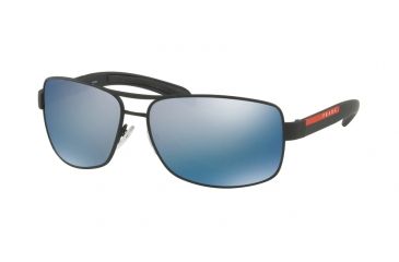 Image of Prada PS54IS Bifocal Prescription Sunglasses PS54IS-DG02E0-65 - Lens Diameter 65 mm, Frame Color Black Rubber
