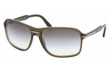 Image of Prada PR02NS Progressive Sunglasses - Tobacco Green Gradient Frame / 61 mm Prescription Lenses, 0AQ4M1-6116