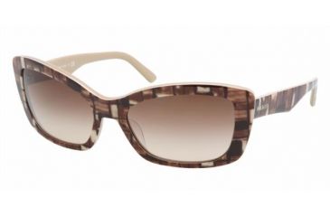 Image of Prada PR03NS Progressive Sunglasses - Top Mimetic Burnt/Caramel Frame / 57 mm Prescription Lenses, BF36S1-5718