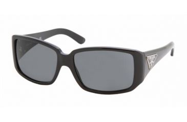 Image of Prada PR16LS Single Vision Prescription Sunglasses PR16LS-1AB1A1-5715 - Lens Diameter 57 mm, Frame Color Gloss Black