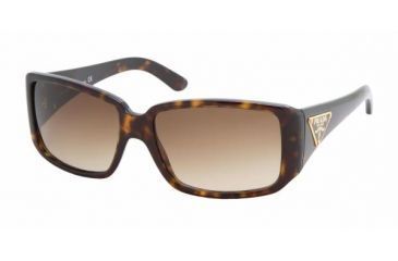Image of Prada PR16LS Single Vision Prescription Sunglasses PR16LS-2AU6S1-5715 - Lens Diameter 57 mm, Frame Color Havana
