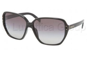 Image of Prada PR16MS Bifocal Prescription Sunglasses PR16MS-1AB3M1-6013 - Lens Diameter 60 mm, Frame Color Gloss Black