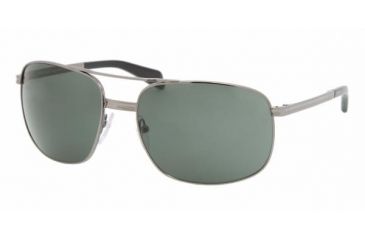 Image of Prada PR 60MS Sunglasses Styles - Gunmetal Frame / Green Lenses, 5AV3O1-6318