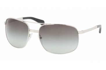 Image of Prada PR 60MS Sunglasses Styles - Silver Frame / Gray Gradient Lenses, 1BC3M1-6318