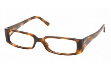 Image of Prada PR06LV #7WX1O1 - Walnut Demo Lens Frame
