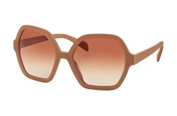 Image of Prada PR06SSF Sunglasses UFF2F1-56 - Matte Alluminium Pink Frame, Pink Gradient Pink Lenses